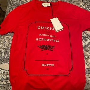 Guccify Hypnotism T-shirt red